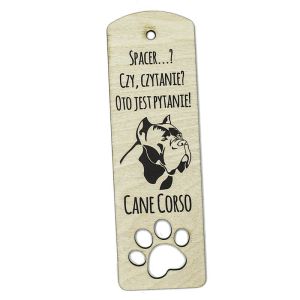 Zakładka do książki z wizerunkiem psa - Cane Corso