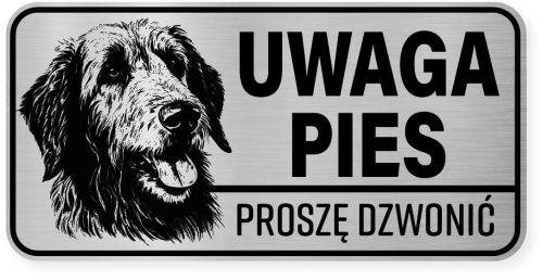 Uwaga pies tabliczka ostrzegawcza 20x10 Wilczarz