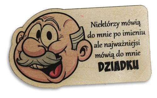 Magnes na lodówkę  -Dziadek
