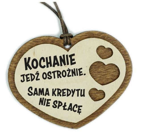 Zawieszka na lusterko Kochanie.jpg