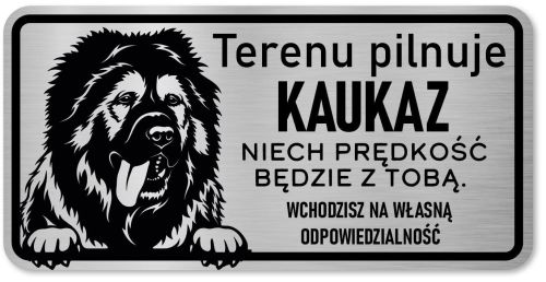 Tabliczka z Laminatu 20 x 10 Kaukaz