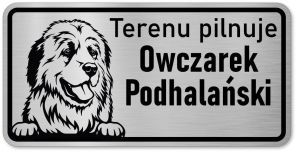 Tabliczka z Laminatu 20 x 10 Podhalan