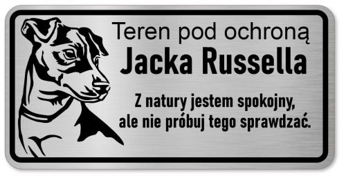Tabliczka z Laminatu 20 x 10 Jack Russell