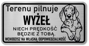 Tabliczka z Laminatu 20 x 10 Wyżeł