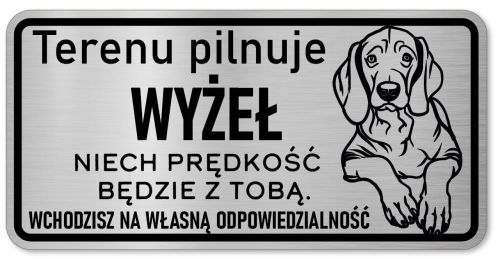 Tabliczka z Laminatu 20 x 10 Wyżeł