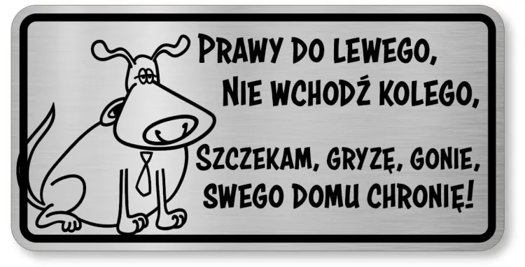 Uwaga Pies śmieszna.JPG