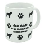 Kubek z Cane Corso - biały z nadrukiem