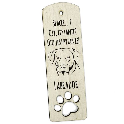 Zakładka do książki z wizerunkiem psa - Labrador