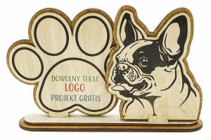 Statuetka  pamiątkowa - Buldog Francuski