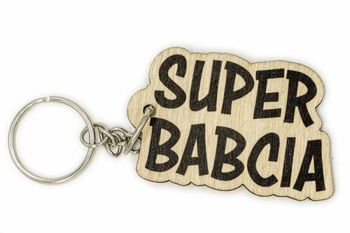 Brelok do kluczy super Babcia