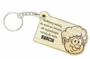 Brelok do kluczy Prezent dla Babci