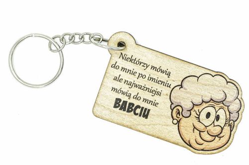 Brelok do kluczy Prezent dla Babci