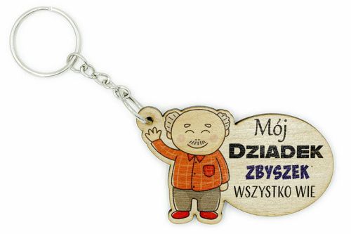 Brelok do kluczy Mój Dziadek wszystko wie