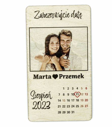 Magnes pamiątkowy - zarezerwujcie datę
