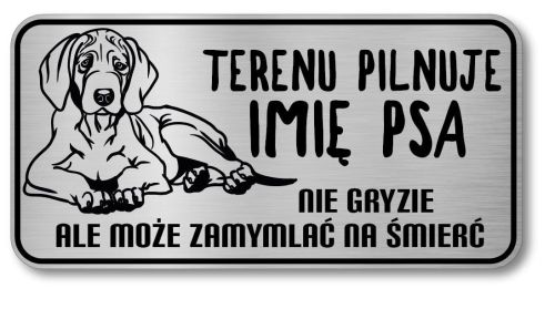 Tabliczka z Laminatu 20 x 10 Wyżeł 