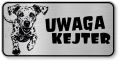 Tabliczka ostrzegawcza - Uwaga pies Dalmatyńczyk