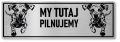 Tabliczka ostrzegawcza - Uwaga pies Dalmatyńczyk