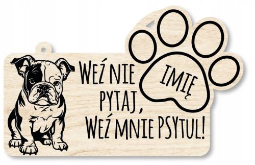 Tabliczka dekoracyjna - Buldog Francuski