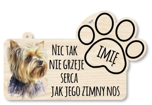 Drewniana tabliczka dekoracyjna YORK z imieniem