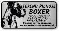 Tabliczka ostrzegawcza - Uwaga pies BOXER z imieniem