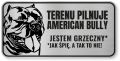Tabliczka ostrzegawcza - Uwaga pies AMERICAN BULLY