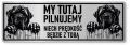 Tabliczka uwaga pies Mastif