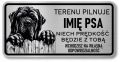Groźny pies Tabliczka Mastif