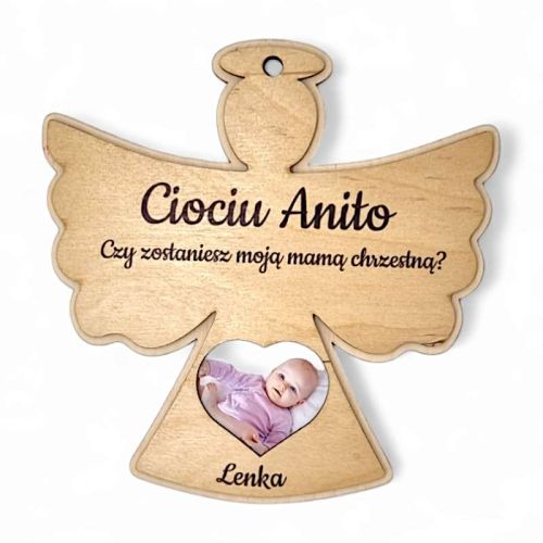 Prośba o bycie Chrzestnym Aniołek