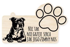 Drewniana tabliczka dekoracyjna Staffik