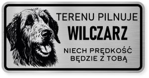 Uwaga pies tabliczka ostrzegawcza 20x10 Wilczarz