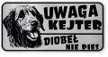 Uwaga pies tabliczka ostrzegawcza 20x10 Wilczarz