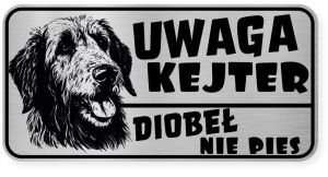 Uwaga pies tabliczka ostrzegawcza 20x10 Wilczarz