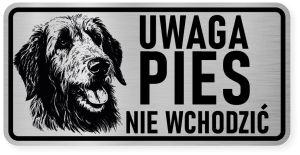 Uwaga pies tabliczka ostrzegawcza 20x10 Wilczarz