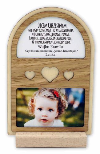 Statuetka - prośba o bycie Chrzestnym 
