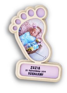 podziękowanie dla gości na roczek / chrzest 