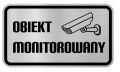 Tabliczka informacyjna - obiekt monitorowany