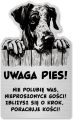 Tabliczka Uwaga pies Dog NIemiecki 25x15
