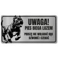 Tabliczka Uwaga pies Cane Corso 20x10
