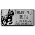 Tabliczka Uwaga pies Cane Corso 20x10