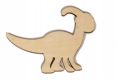 Scrapki - dinozaury 10 cm - komplet 6 sztuk