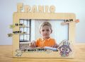 Rameczka na zdjęcie 15 na 10 cm z metryczką bocho