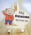 Magnes na lodówkę dla Dziadka
