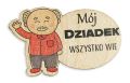Magnes na lodówkę dla Dziadka