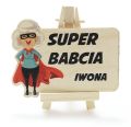 Magnes na lodówkę  - Super Babcia