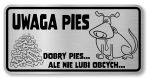 Tabliczka z Laminatu 20 x 10 to dobry pies ale ma słabe nerwy